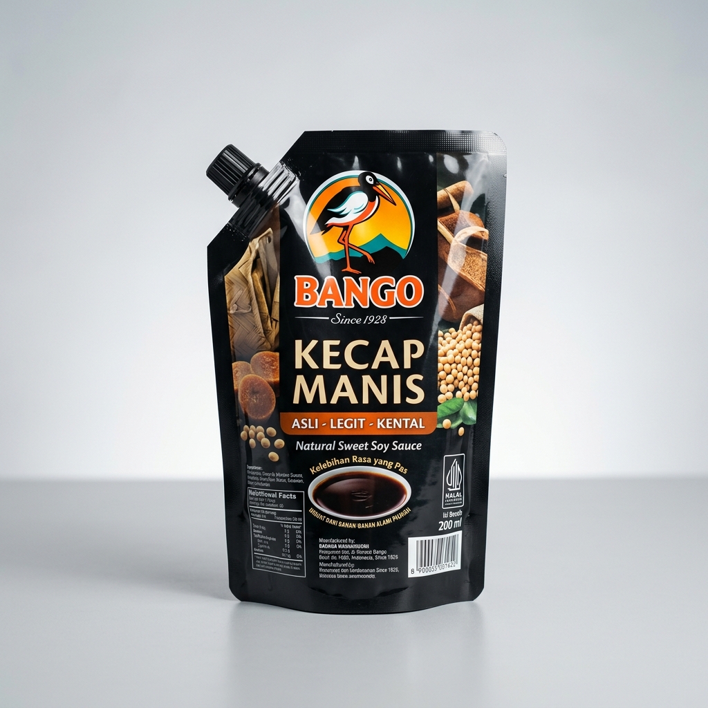 Kecap Manis Bango 520ml Pouch