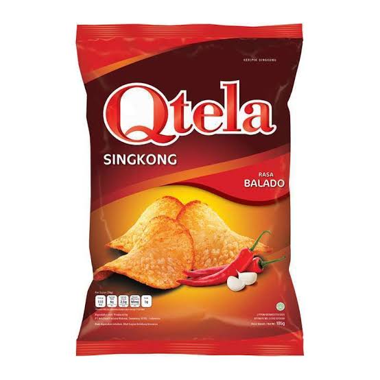 Qtela Keripik Singkong Balado 185g